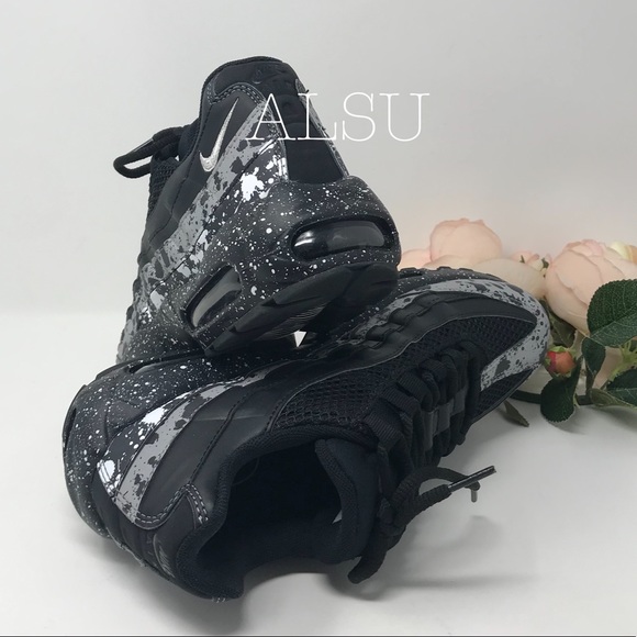 NWT Nike Air Max 95 SE Black White Noir W AUTHENT - Picture 6 of 8